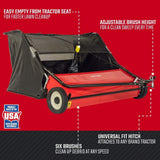 Craftsman CMXGZBF7124546 52 Tow Lawn Sweeper, Black