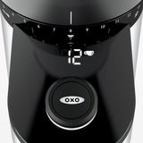 OXO Good Grips Conical Burr Grinder with Intelligent Dosing Scale (with 4oz Silver Canyon Coffee)