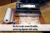 Weston Pro-2300 Commercial Grade Stainless Steel Vacuum Sealer (65-0201), Double Piston Pump