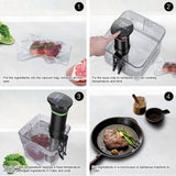 VPCOK Sous Vide Cooker Accurate Immersion Cooker Control Temperature and Timer, 1000 Watts, 100-120V, Sous Vide Cookbook Included