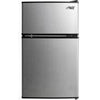 2 Door Stainless Steel Dorm Size Refrigerator