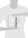 Le Creuset Stoneware 27-Ounce French Press, White