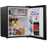 2.7 cubic foot compact dorm refrigerator (Black)