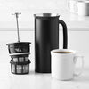 Espro Coffee Press P7-32 oz Double Wall Vacuum Insulated Stainless Steel Coffee Press, Midnight Black