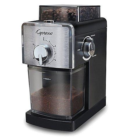 Capresso 591.05 Coffee Burr Grinder Stainless Steel