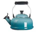 Le Creuset Q3101-17 Enamel-on-Steel Whistling 1-4/5-Quart Teakettle, Caribbean,