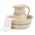 Heritage Blue Stripe Wash Bowl Basin and Pitcher Set