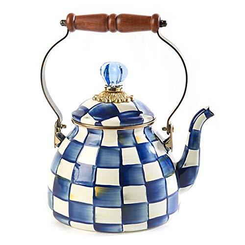 MacKenzie-Childs Royal Check Tea Kettle - 2 Quart