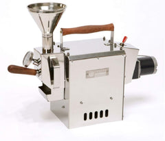 KALDI WIDE size (300g) Home Coffee Roaster Motorize Type Full Package Including Thermometer, Hopper, Probe Rod, Chaff Holder (Gas Burner Required)
