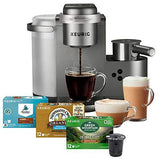 Keurig K-Cafe C Single Serve K-Cup Pod Coffee, Latte and Cappuccino Maker, Nickel