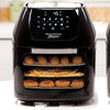 Power AirFryer XL 6 QT Power Air Fryer Oven With 7 in 1 Cooking Features with Professional Dehydrator and Rotisserie Rotisserie Rotisserie