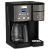 Cuisinart SS-15 12-Cup Coffee Maker and Single-Serve Brewer (Black), Stainless with K Cups, Carafe, to Go Cups and Extended Warranty