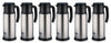 Zojirushi SH-MAE10 Stainless Vacuum Creamer/Dairy Server, Stainless, 6 PACK