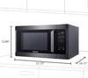 Farberware FMO16AHTBSA 1300-Watt Microwave Oven with with Smart Sensor and Inverter Technology, 1.6 Cubic Foot