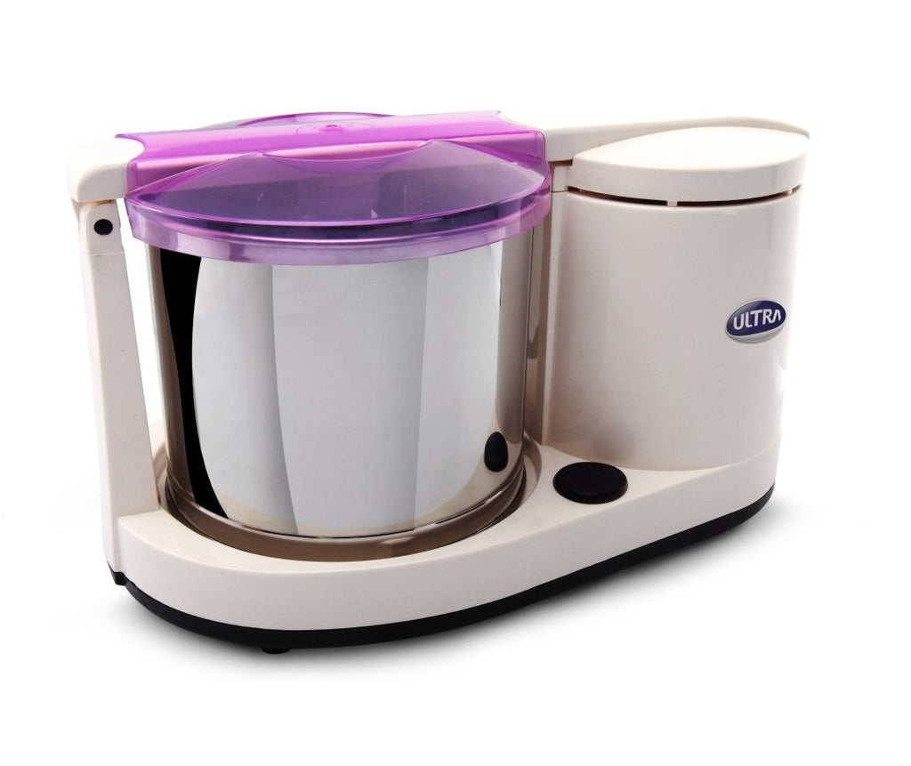 Ultra Dura+ Table Top 1.25L Wet Grinder with Atta Kneader, 110-volt