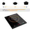 Portable Induction Cooktop, iSiLER 1800W Sensor Touch Electric Induction Cooker Cooktop with Kids Safety Lock, Countertop Burner with Timer, 9 Power Levels Suitable for Iron, Stainless Steel Cookware