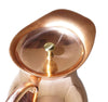 Handcrafted Pure Copper Pitcher (70oz -2 Liter) - Water Jug includes Copper/Brass Lid - For Ayurveda Health