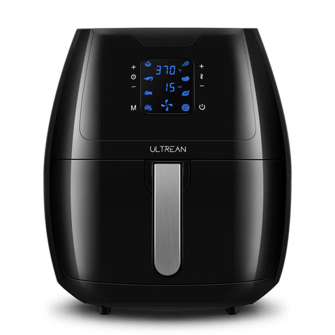 Ultrean 5.8 Quart Air Fryer, Electric Hot Air Fryers Oilless Cooker with 8 Presets, Digital LCD Touch Screen, Detachable Nonstick Basket, 1700W, ETL/UL Certified, 18 Month Warranty