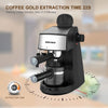 Espresso Machine 3.5 Bar 4 Cup Espresso Maker Cappuccino Machine with Steam Milk Frother and Carafe