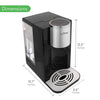 Electric Auto Hot Water Dispenser - Instant Fast Heating Coil Water Boiler More Simple Then Water Kettles Pots Clear Water Tank Measuring Fill Water Up To 2.17 Liter NutriChef PKHTWTR46