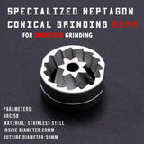 1Zpresso Manual Coffee Grinder E-PRO Series with Adjustable Stainless Steel Burr, Consistency Grinding, Best for Travel&Camping, French Press Coarse to Espresso Fine Grind