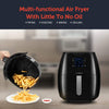 Ultrean 5.8 Quart Air Fryer, Electric Hot Air Fryers Oilless Cooker with 8 Presets, Digital LCD Touch Screen, Detachable Nonstick Basket, 1700W, ETL/UL Certified, 18 Month Warranty