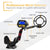 RM RICOMAX Metal Detector for Adults -【High-Accuracy】Metal Detector Waterproof with LCD Display 【P/P Function & Discrimination Mode & Distinctive Audio Prompt】10