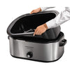 Hamilton Beach 28 lb 22-Quart Roaster Oven with Self-Basting Lid (Stainless Steel)