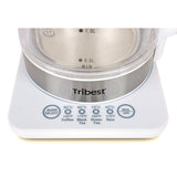 Tribest GKD-450 Raw Tea Kettle, Glass Electric Brewing System, 110V, White