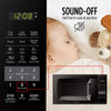 COMFEE' EM720CPL-PMB Countertop Microwave Oven with Sound On/Off, ECO Mode and Easy One-Touch Buttons, 0.7cu.ft, 700W, Black