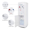 Top Load Electric Water Dispenser Storage 5 Gallon Normal Temperature & Hot Temperature Storage Cabinet White