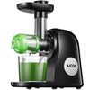 Juicer Machines, Aicok Slow Masticating Juicer Extractor Easy to Clean, Quiet Motor & Reverse Function, BPA-Free, Cold Press Juicer with Brush, Juice Recipes for Vegetables and Fruits