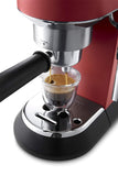 Delonghi EC685.R DEDICA 15-Bar Pump Espresso Machine Coffee Maker, Red, 220 Volts (Not for USA - European Cord)