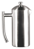 Frieling USA Double Wall Stainless Steel French Press Coffee Maker with Zero Sediment Dual Screen, Brushed, 17-Ounce