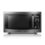 Toshiba  EM131A5C-BS Microwave Oven with Smart Sensor, Easy Clean Interior, ECO Mode and Sound On/Off, 1.2 Cu.ft, 1100W, Black Stainless Steel