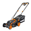 WORX WG958 14-inch 40V (4.0AH) WG779 Cordless Lawn Mower and WG547.9 Power Share Cordless Turbine Blower Battery and Charger Included