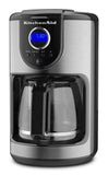 KitchenAid KCM111OB 12-Cup Glass Carafe Coffee Maker - Onyx Black