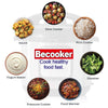 Becooker 11-in-1 Multi-Function Programmable Electric Pressure Slow Cooker, Stainless Steel Pot, 4 Quart, Black