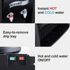 KUPPET 3-5 Gallon Countertop Water Cooler Dispenser-Hot & Cold Water, ideal For Home Office Use(17'', Black) ¡­