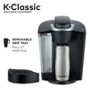 K-Classic Coffee Maker, Black and Under Brewer 35 K-Cup Coffee Pods Storage Drawer