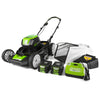 Greenworks PRO 21-Inch 80V Cordless Lawn Mower, Two 2.0AH Batteries Included GLM801601