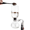 YAMA Glass 5 Cup Tabletop Siphon Gravity Coffee Maker with Alcohol Burner