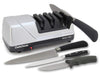 Chef'sChoice 15 Trizor XV EdgeSelect Professional Electric Knife Sharpener for Straight and Serrated Knives Diamond Abrasives Patented Sharpening System Made in USA, 3-Stage, Gray