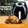 [2019] Air Fryer XL Best 5.5 QT 8-in-1 By (B. WEISS) Family Size Huge capacity,With Airfryer accessories; PIZZA Pan, (50 Recipes Cook Book),Toaster rack, Cooking Divider. XXL