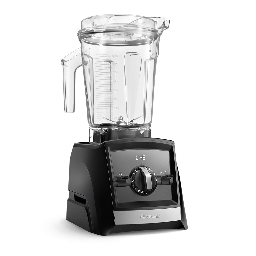 Vitamix A2500 Ascent Series Smart Blender, Professional-Grade, 64 oz. Low-Profile Container, Black (Renewed)