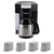 NuWave BruHub 3 in 1 Coffee Maker with Stainless and 4 Pack Replacement Filter