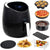 Yedi Total Package Air Fryer XL, 100 Recipes, Deluxe Accessory Kit, 2 Year Warranty, 5.8 Quart.