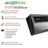 GERYON Vacuum Sealer Machine, Automatic Food Sealer for Food Savers w/Starter Kit|Led Indicator Lights|Easy to Clean|Dry & Moist Food Modes| Compact Design (Silver)