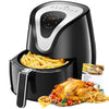 Air Fryer, Tidylife 8-in-1 Programmable Air Fryer with LCD Digital Touchscreen, 1500W Oilless Electric Hot Air Fryer, Auto Shut Off, Easy-to-Clean Nonstick Basket, 4.2 Qt, 50+ Recipes, BPA Free