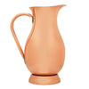 Handcrafted Pure Copper Pitcher (70oz -2 Liter) - Water Jug includes Copper/Brass Lid - For Ayurveda Health